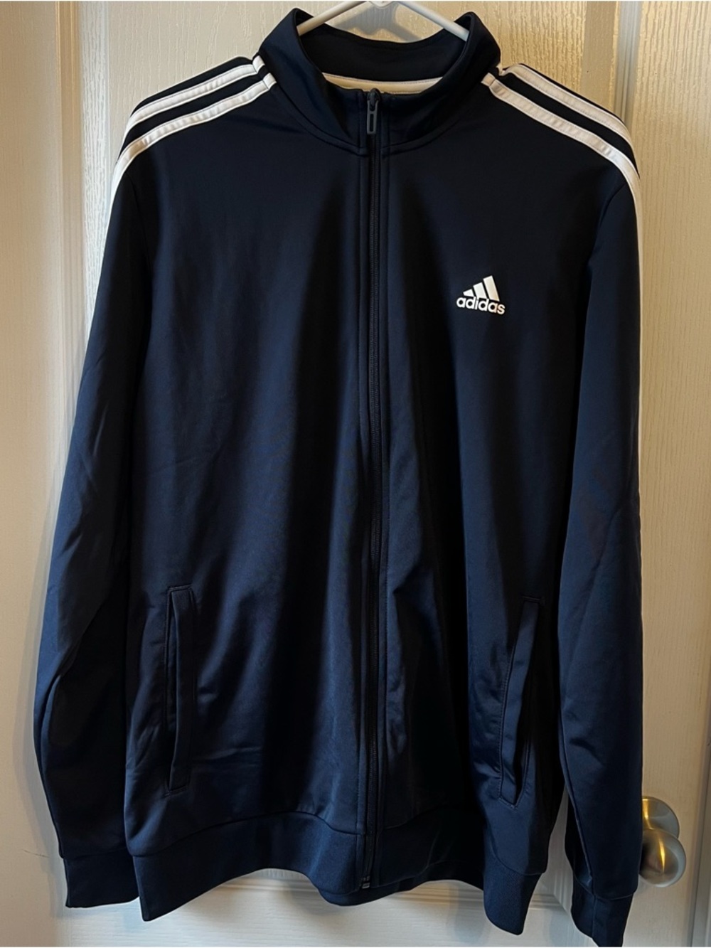 Men Adidas Track Jacket, Black, Large